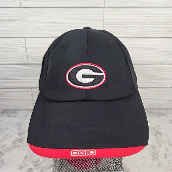 Ogio Slideback Baseball Cap Black University of Georgia One Size Hat - Picture 1 of 7